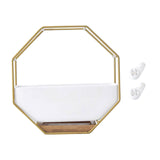 Maxbell 2x Tabletop Ceramic Indoor Plant Pot on Octagonal Rack Succulent Planter