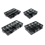 Maxbell Plastic Screws Storage Box Multi-grid Hardware Box Storage  18 Grids S