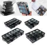 Maxbell Plastic Screws Storage Box Multi-grid Hardware Box Storage  18 Grids S