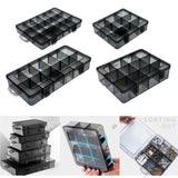 Maxbell Plastic Screws Storage Box Multi-grid Hardware Box Storage  18 Grids S