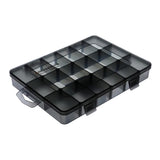 Maxbell Plastic Screws Storage Box Multi-grid Hardware Box Storage  18 Grids S