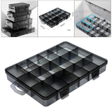 Maxbell Plastic Screws Storage Box Multi-grid Hardware Box Storage  18 Grids S