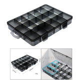 Maxbell Plastic Screws Storage Box Multi-grid Hardware Box Storage  18 Grids S