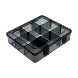Maxbell Plastic Screws Storage Box Multi-grid Hardware Box Storage  9 Grids L