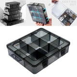 Maxbell Plastic Screws Storage Box Multi-grid Hardware Box Storage  9 Grids L