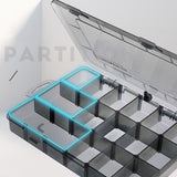 Maxbell Plastic Screws Storage Box Multi-grid Hardware Box Storage  12 GrIds S