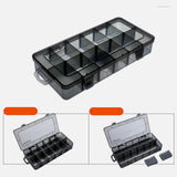 Maxbell Plastic Screws Storage Box Multi-grid Hardware Box Storage  12 GrIds S