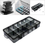 Maxbell Plastic Screws Storage Box Multi-grid Hardware Box Storage  12 GrIds S