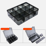 Maxbell Plastic Screws Storage Box Multi-grid Hardware Box Storage  12 GrIds L