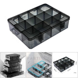 Maxbell Plastic Screws Storage Box Multi-grid Hardware Box Storage  12 GrIds L