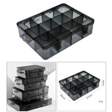 Maxbell Plastic Screws Storage Box Multi-grid Hardware Box Storage  12 GrIds L