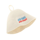Maxbell 2 Pieces Sauna Hat Russian Banya Hat Saunahut Saunahattu 100% Wool Felt