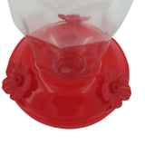 Maxbell Hummingbird Feeder Feeding Container Hanging Garden Outside Red Flower