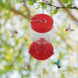 Maxbell Hummingbird Feeder Feeding Container Hanging Garden Outside Red Flower
