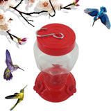 Maxbell Hummingbird Feeder Feeding Container Hanging Garden Outside Red Flower
