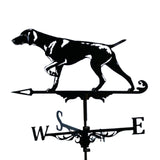 Maxbell 2pcs Weather Vane Black Hound for Practical Farm Home Outdoor Garden Crafts