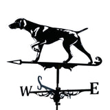 Maxbell 2pcs Weather Vane Black Hound for Practical Farm Home Outdoor Garden Crafts