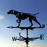 Maxbell 2pcs Weather Vane Black Hound for Practical Farm Home Outdoor Garden Crafts