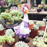 Maxbell 2 Piece Lawn Decorative Mini Resin Duck Art Crafts for Pond Outdoor