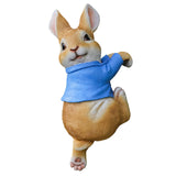 Maxbell 4x Exquisite Rabbit Ornaments Garden Statue Figurines for Outdoor Indoor