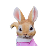 Maxbell 4x Exquisite Rabbit Ornaments Garden Statue Figurines for Outdoor Indoor