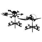 Maxbell 2x Weather Vane Yard Wind Direction Indicator Kit Bracket Weathervane
