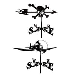 Maxbell 2x Weather Vane Yard Wind Direction Indicator Kit Bracket Weathervane