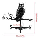 Maxbell 2pcs Weather Vane Black Hound for Practical Farm Home Outdoor Garden Crafts