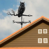Maxbell 2pcs Weather Vane Black Hound for Practical Farm Home Outdoor Garden Crafts
