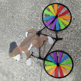 Maxbell 2 Pieces Windmill Pinwheel Wind Spinner Toy Garden Party Decor