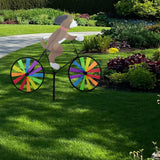 Maxbell 2 Pieces Windmill Pinwheel Wind Spinner Toy Garden Party Decor