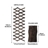 Expanding Wooden Garden Trellis Climbing Plant Support Fence Panel Decor