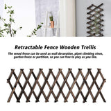 Expanding Wooden Garden Trellis Climbing Plant Support Fence Panel Decor