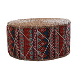 4pcs Handmade Straw Futon Floor Pillow Meditation Stool Pouf Bohemia