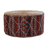 4pcs Handmade Straw Futon Floor Pillow Meditation Stool Pouf Bohemia