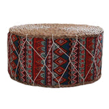 4pcs Handmade Straw Futon Floor Pillow Meditation Stool Pouf Bohemia