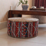 4pcs Handmade Straw Futon Floor Pillow Meditation Stool Pouf Bohemia
