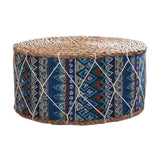 4pcs Handmade Straw Futon Floor Pillow Meditation Stool Pouf Bohemia