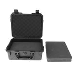 Waterproof Hard Case ABS Plastic Tool Storage Carry Case Outdoor Box wFoam L