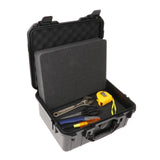 Waterproof Hard Case ABS Plastic Tool Storage Carry Case Outdoor Box wFoam L