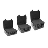 Waterproof Hard Case ABS Plastic Tool Storage Carry Case Outdoor Box wFoam L