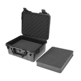 Waterproof Hard Case ABS Plastic Tool Storage Carry Case Outdoor Box wFoam L