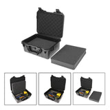 Waterproof Hard Case ABS Plastic Tool Storage Carry Case Outdoor Box wFoam L