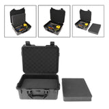 Waterproof Hard Case ABS Plastic Tool Storage Carry Case Outdoor Box wFoam L