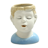 Maxbell 2Pcs Cute Succulent Pots Ceramic Planter Small Succulent Pot with Drainage