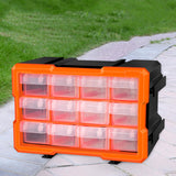 Maxbell Heavy-Duty Components Box Screw Containers Storage Case Parts Tool Box D