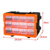 Maxbell Heavy-Duty Components Box Screw Containers Storage Case Parts Tool Box D