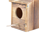 Maxbell 2xShabby Wooden Bird House Weatherproof Parrot Bird Nest Breeding Sleeping Box