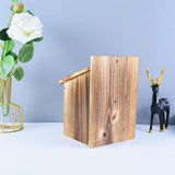 Maxbell 2xShabby Wooden Bird House Weatherproof Parrot Bird Nest Breeding Sleeping Box