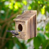 Maxbell 2xShabby Wooden Bird House Weatherproof Parrot Bird Nest Breeding Sleeping Box